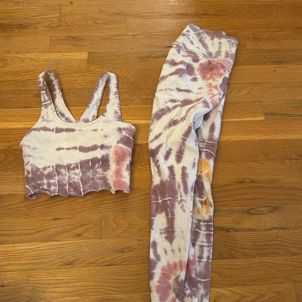 Spiritual gangster tank and leggings set